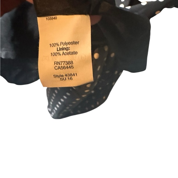 J.Crew Black White Polka Dot Dress Women’s Size 16 - Picture 6 of 7